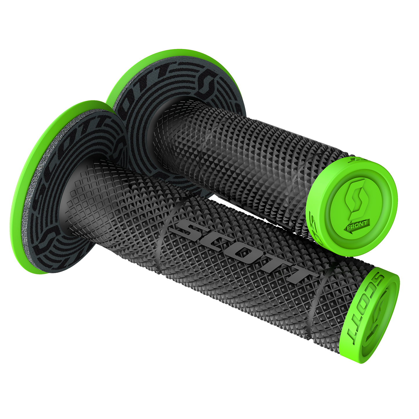 SCOTT SX II + Donut Grips - Green/Black 219624-4376