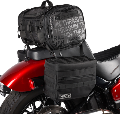 THRASHIN SUPPLY CO. Essential Saddlebags - Black TSB-0006