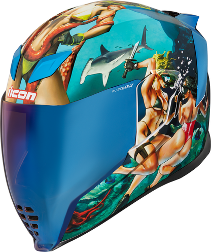 ICON Airflite™ Helmet - Pleasuredome 4 - Blue - Small 0101-15001