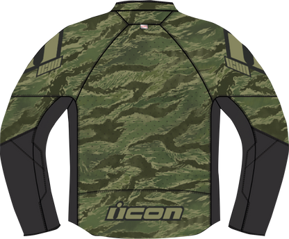 ICON Hooligan CE Tigersblood™ Jacket - Green - XL 2820-6155