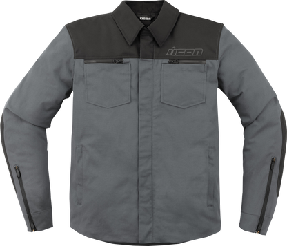 ICON Upstate Canvas CE™ Jacket - Gray - Large 2820-6243