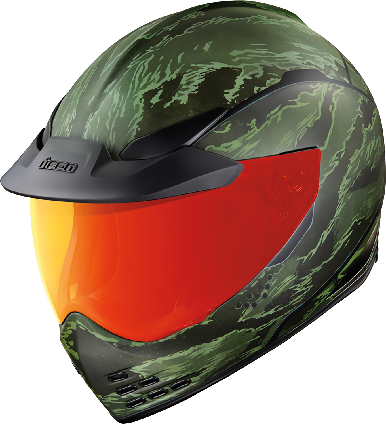 ICON Domain™ Helmet - Tiger's Blood - Green - Medium 0101-14925