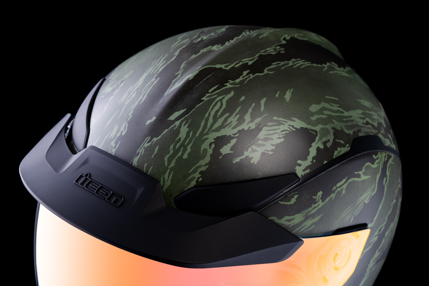 ICON Domain™ Helmet - Tiger's Blood - Green - XS 0101-14923
