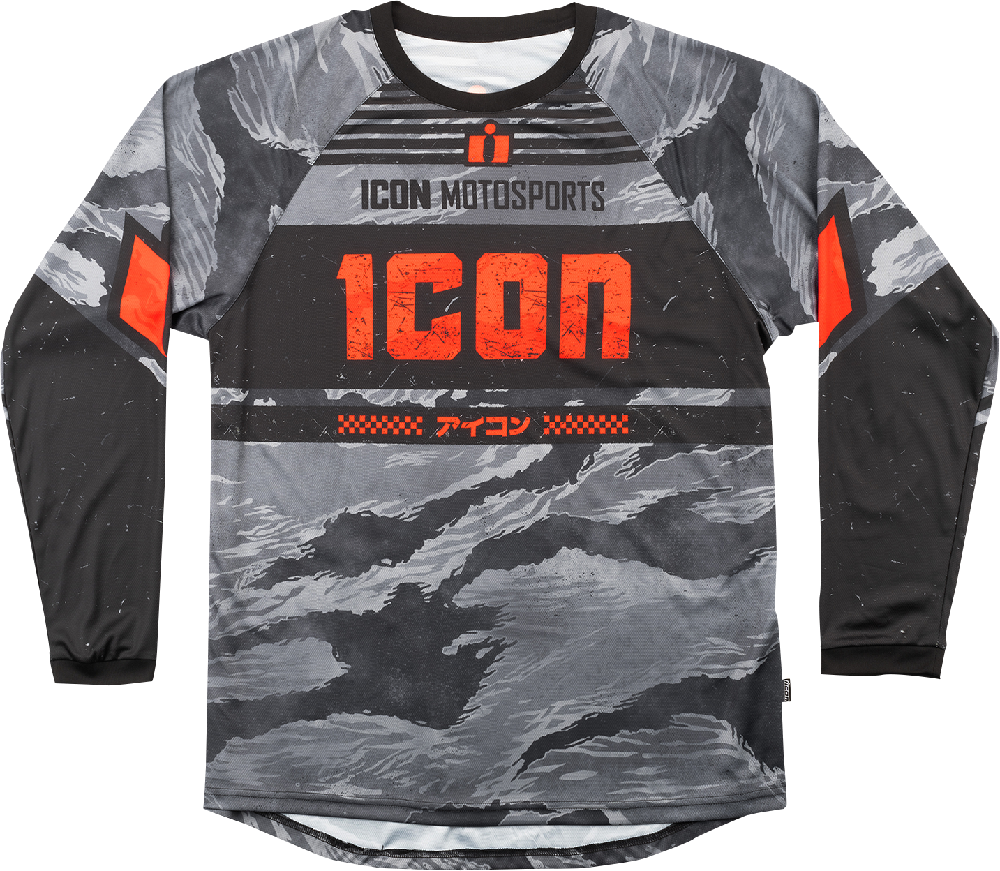 ICON Tiger’s Blood Jersey - Gray Camo - Large 2824-0093