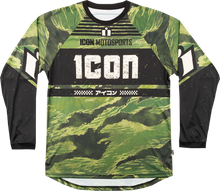 ICON Tiger’s Blood Jersey - Green Camo - XL 2824-0087