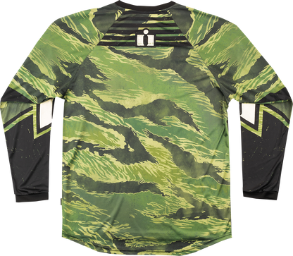 ICON Tiger’s Blood Jersey - Green Camo - Large 2824-0086