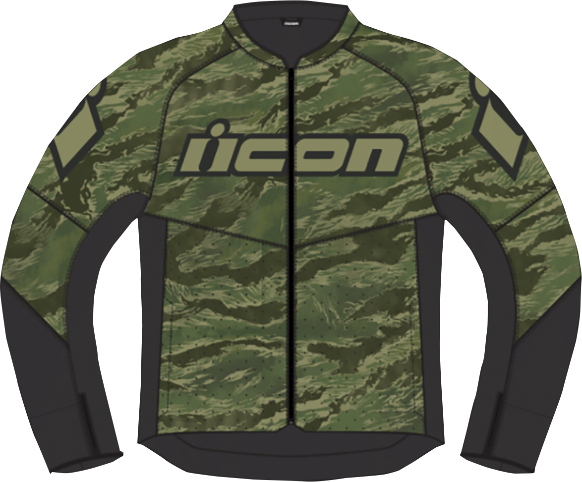 ICON Hooligan CE Tigersblood™ Jacket - Green - Small 2820-6152