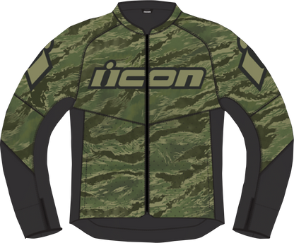 ICON Hooligan CE Tigersblood™ Jacket - Green - Large 2820-6154