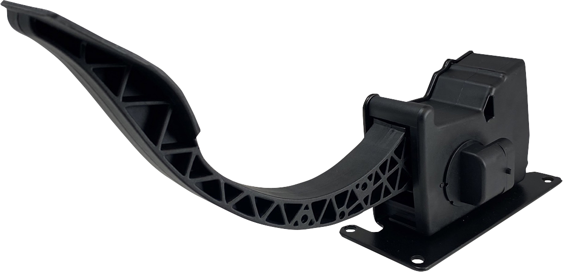 MOOSE OFFROAD Accelerator Pedal Assembly - Black - Polaris 100-1515-PU