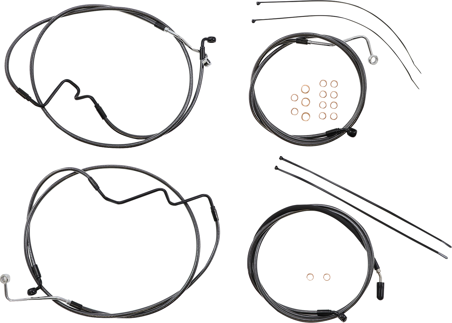 MAGNUM SHIELDING Viking Warrior Handlebar Kit - 14" - Black Pearl™ 48887-714