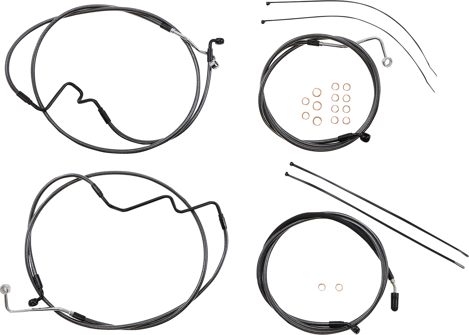 MAGNUM SHIELDING Viking Warrior Handlebar Kit - 14" - Black Pearl™ 48887-714