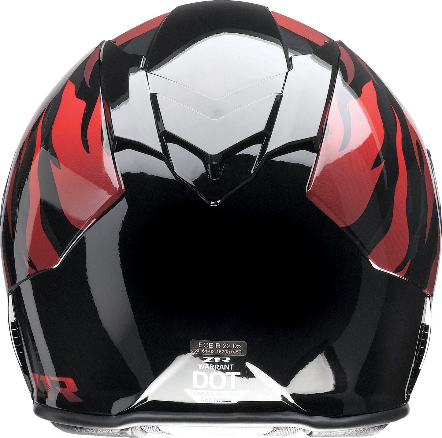 Z1R Warrant Helmet - Panthera - Black/Red - Small 010115206