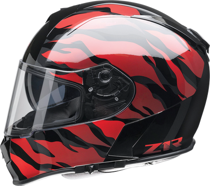 Z1R Warrant Helmet - Panthera - Black/Red - Large 010115208