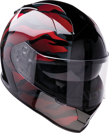 Z1R Warrant Helmet - Panthera - Black/Red - Large 010115208