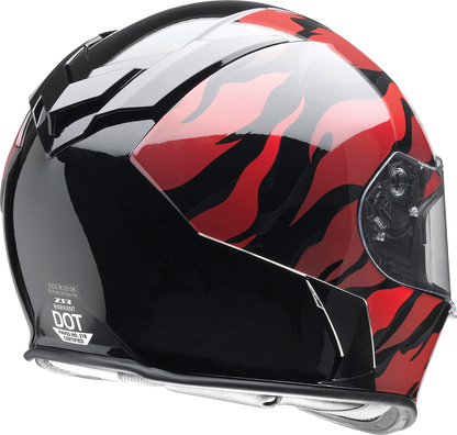 Z1R Warrant Helmet - Panthera - Black/Red - XS 010115205