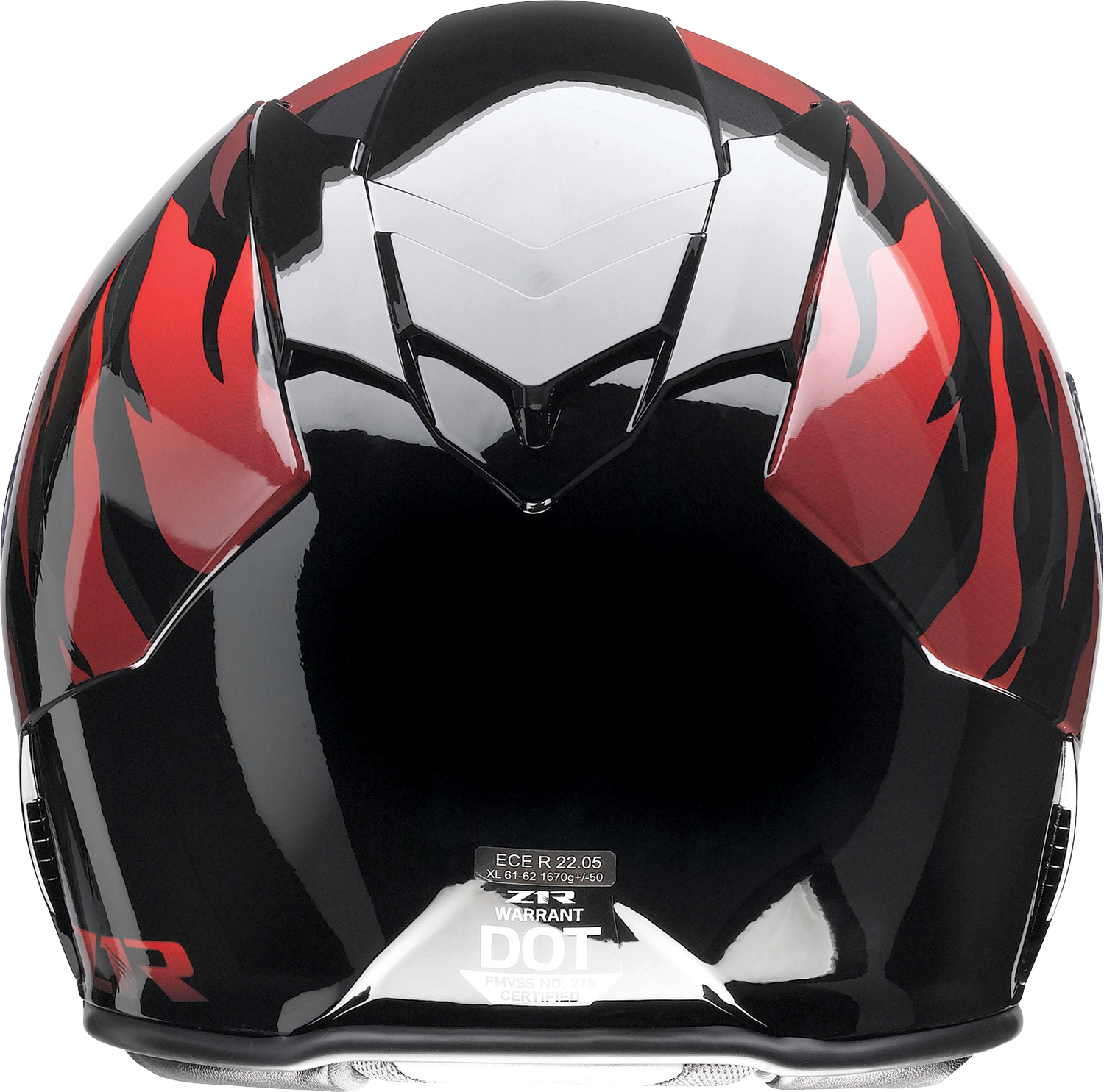 Z1R Warrant Helmet - Panthera - Black/Red - 2XL 010115210