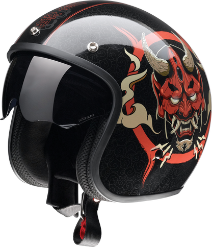 Z1R Saturn Helmet - Devilish - Gloss Black/Red - Small 0104-2877