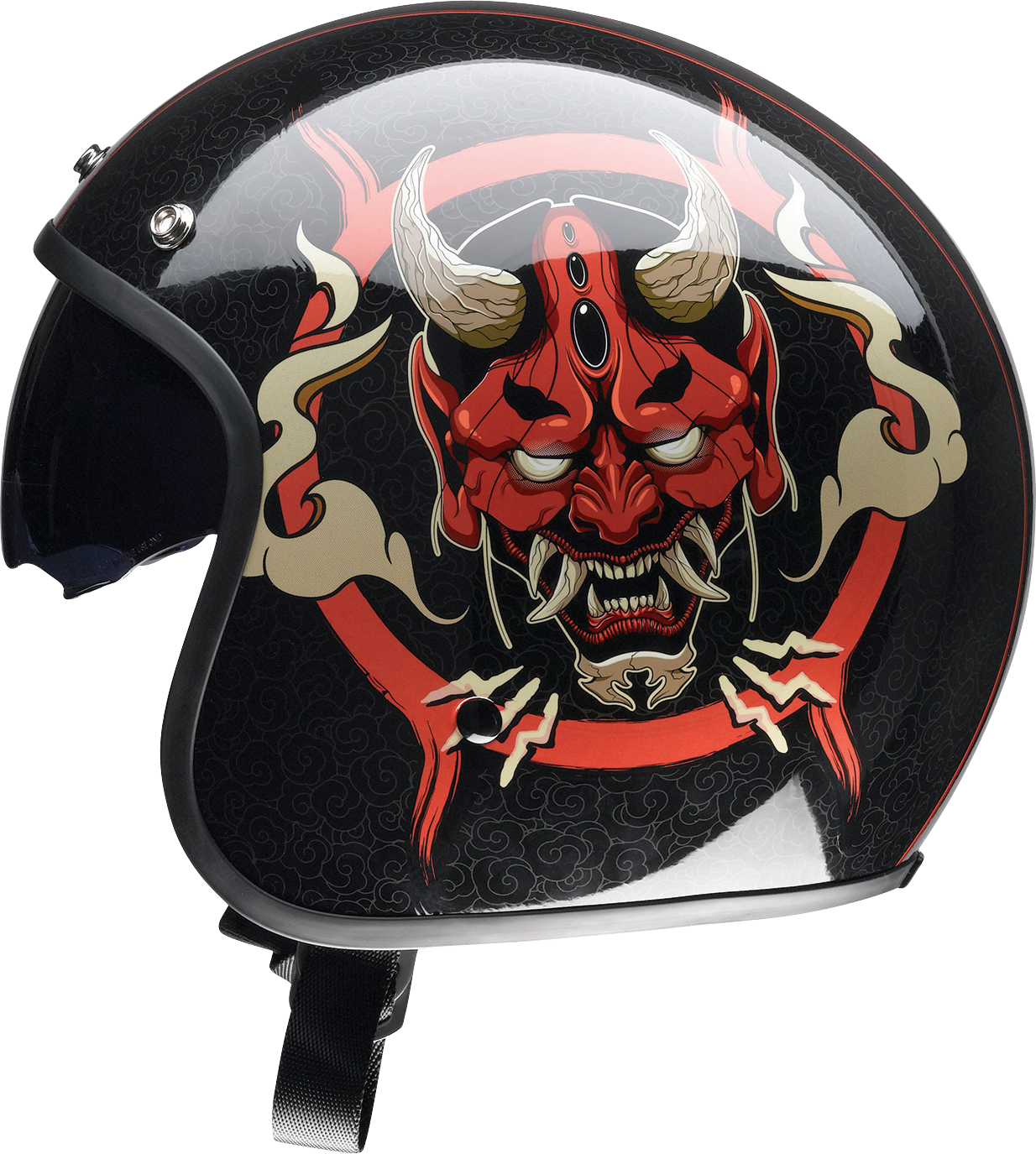 Z1R Saturn Helmet - Devilish - Gloss Black/Red - Small 0104-2877