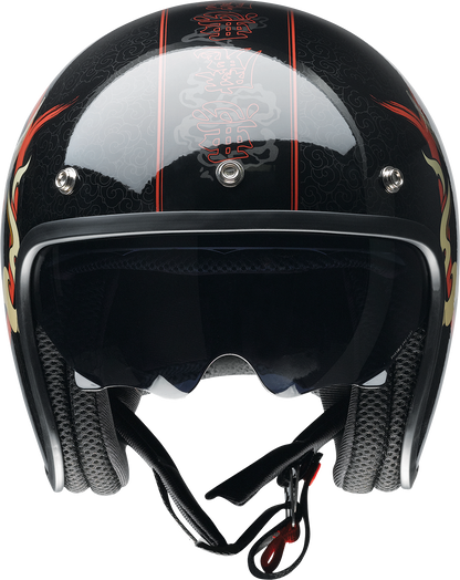 Z1R Saturn Helmet - Devilish - Gloss Black/Red - XL 0104-2880