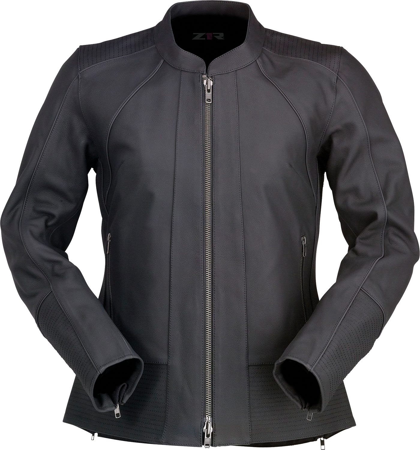 Z1R Women's Matchlock Leather Jacket - Black - 2W 2813-1031