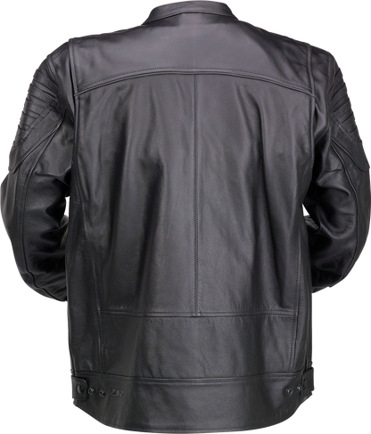 Z1R Widower Leather Jacket - Black - Medium 2810-3970