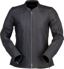 Z1R Women's Matchlock Leather Jacket - Black - XS 2813-1025