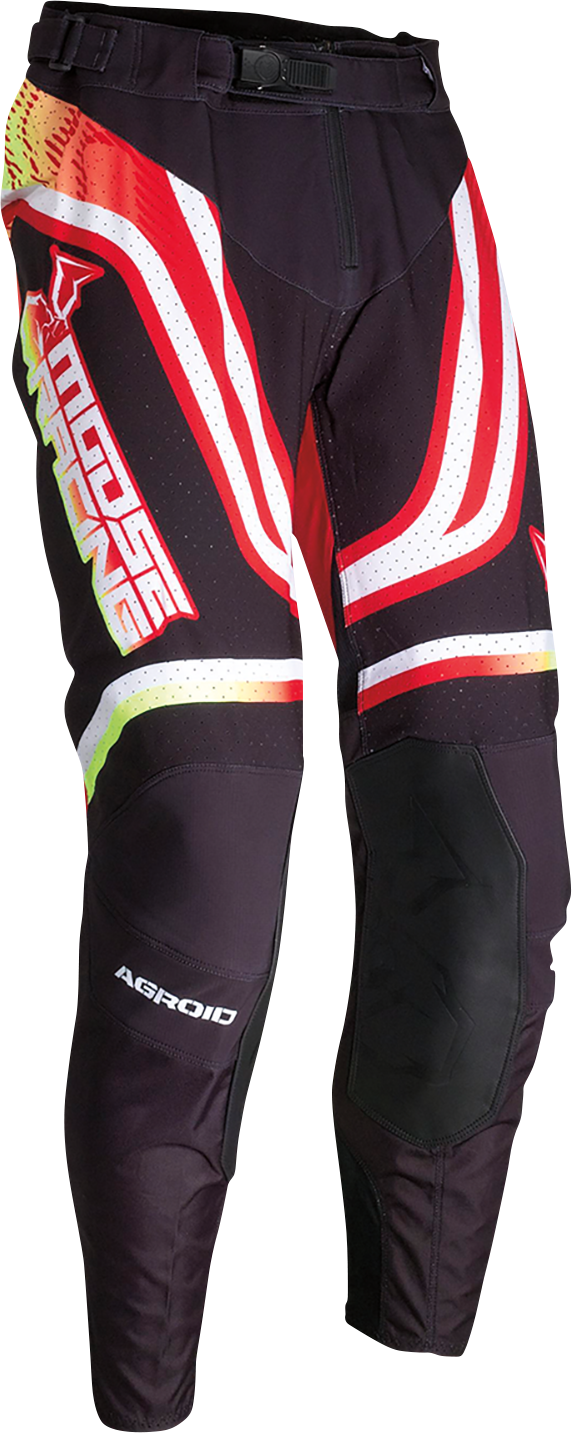 MOOSE OFFROAD Agroid Pants - Red/Yellow - US 32 2901-10669