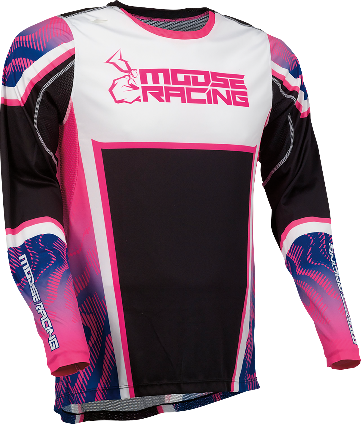 MOOSE OFFROAD Agroid Jersey - Pink/Purple/Black - 2XL 2910-7400