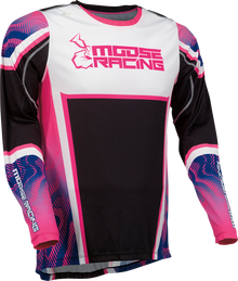 MOOSE OFFROAD Agroid Jersey - Pink/Purple/Black - 3XL 2910-7401