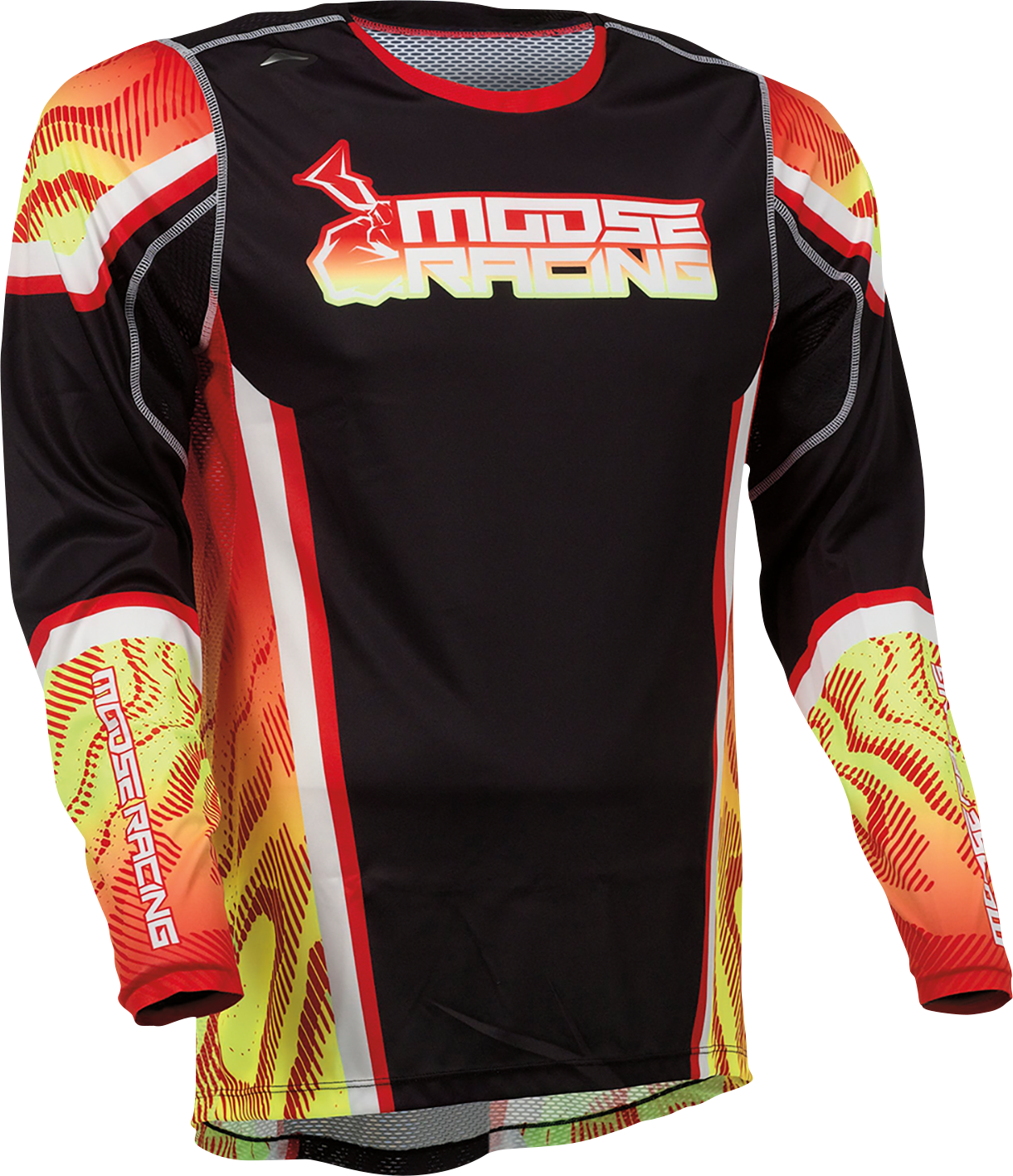 MOOSE OFFROAD Agroid Jersey - Red/Yellow/Black - Large 2910-7392
