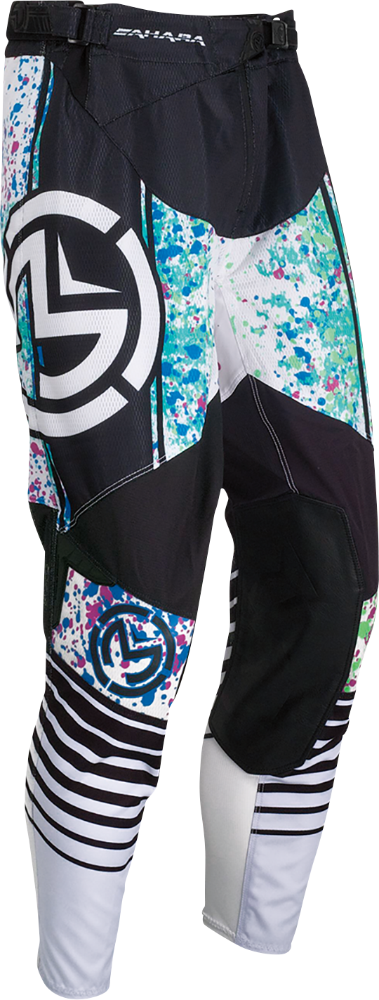 MOOSE OFFROAD Sahara Pants - Black/White - US 32 2901-10733