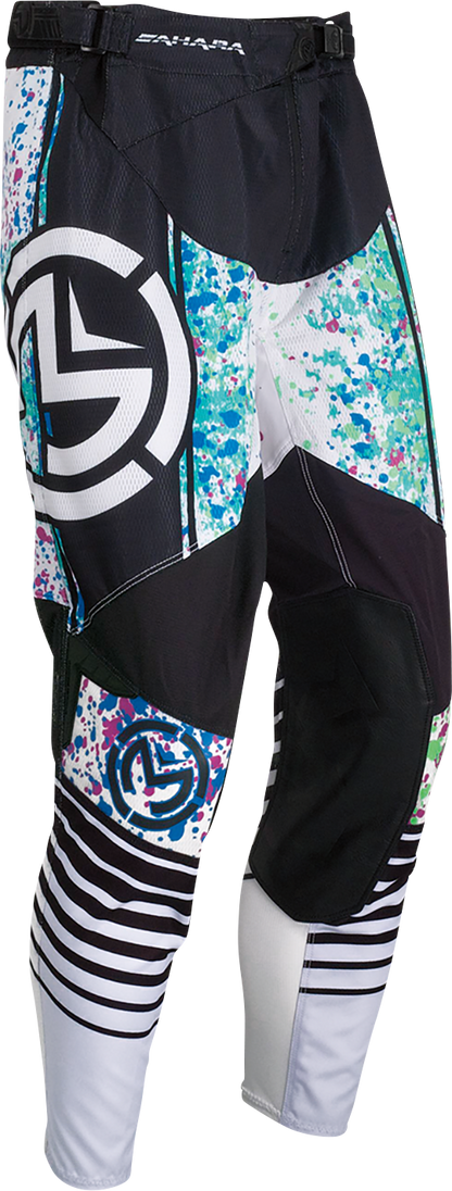 MOOSE OFFROAD Sahara Pants - Black/White - US 32 2901-10733