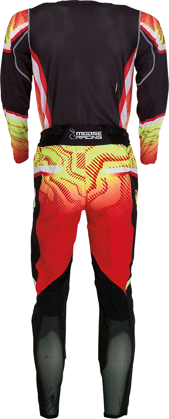 MOOSE OFFROAD Agroid Jersey - Red/Yellow/Black - 2XL 2910-7394