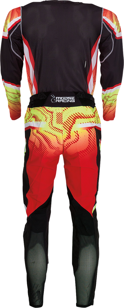 MOOSE OFFROAD Agroid Jersey - Red/Yellow/Black - 2XL 2910-7394