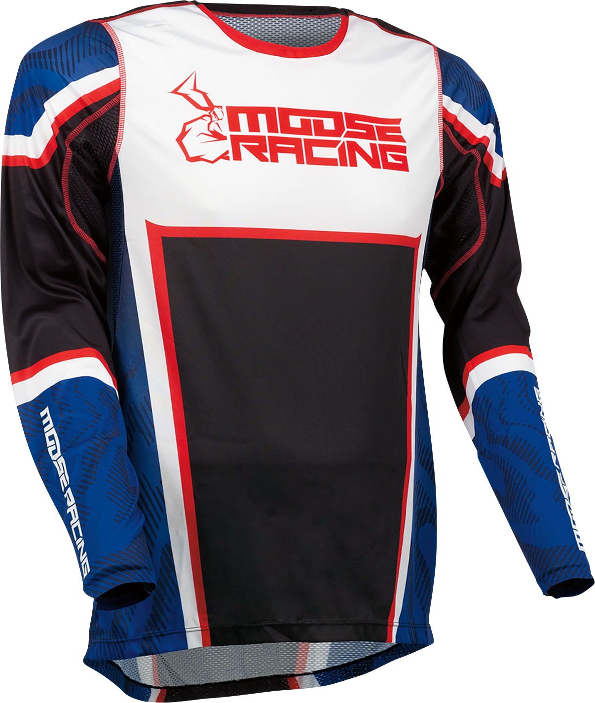 MOOSE OFFROAD Agroid Jersey - Red/White/Blue/Black - 3XL 2910-7407