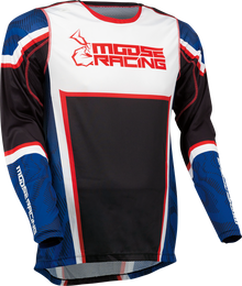MOOSE OFFROAD Agroid Jersey - Red/White/Blue/Black - 3XL 2910-7407