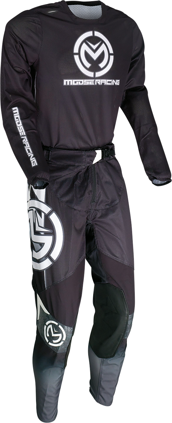 MOOSE OFFROAD Sahara Pants - Black/White - US 32 2901-10709