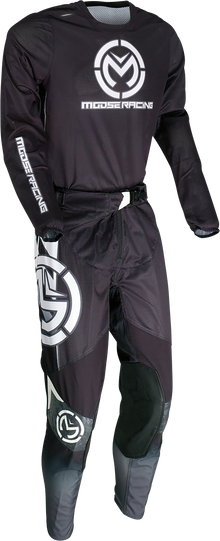 MOOSE OFFROAD Sahara Pants - Black/White - US 32 2901-10709