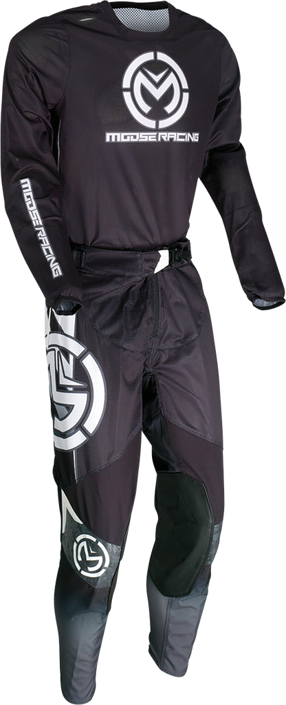MOOSE OFFROAD Sahara Pants - Black/White - US 32 2901-10709