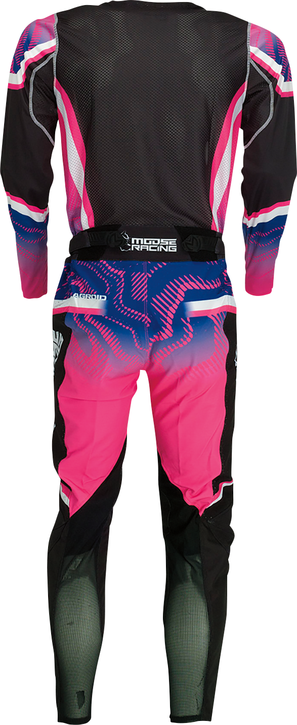 MOOSE OFFROAD Agroid Jersey - Pink/Purple/Black - 2XL 2910-7400