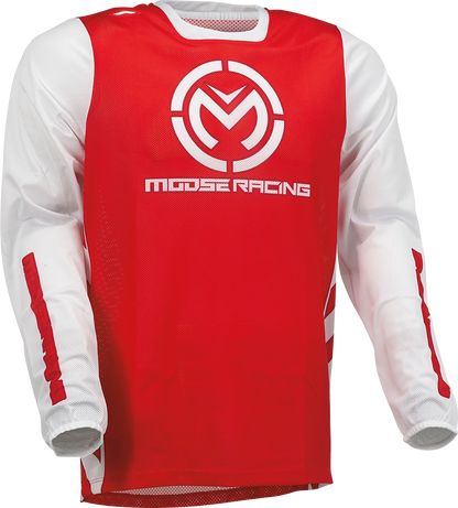 MOOSE OFFROAD Sahara Jersey - Red/White - Medium 2910-7427