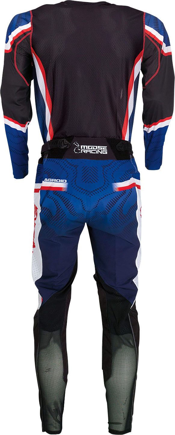 MOOSE OFFROAD Agroid Jersey - Red/White/Blue/Black - 3XL 2910-7407