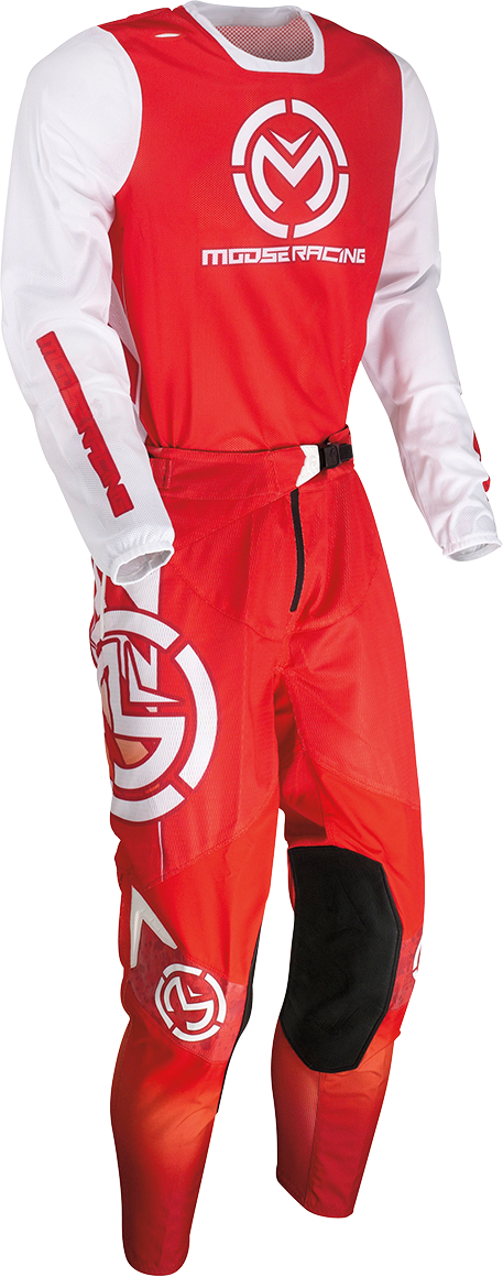 MOOSE OFFROAD Sahara Jersey - Red/White - Medium 2910-7427