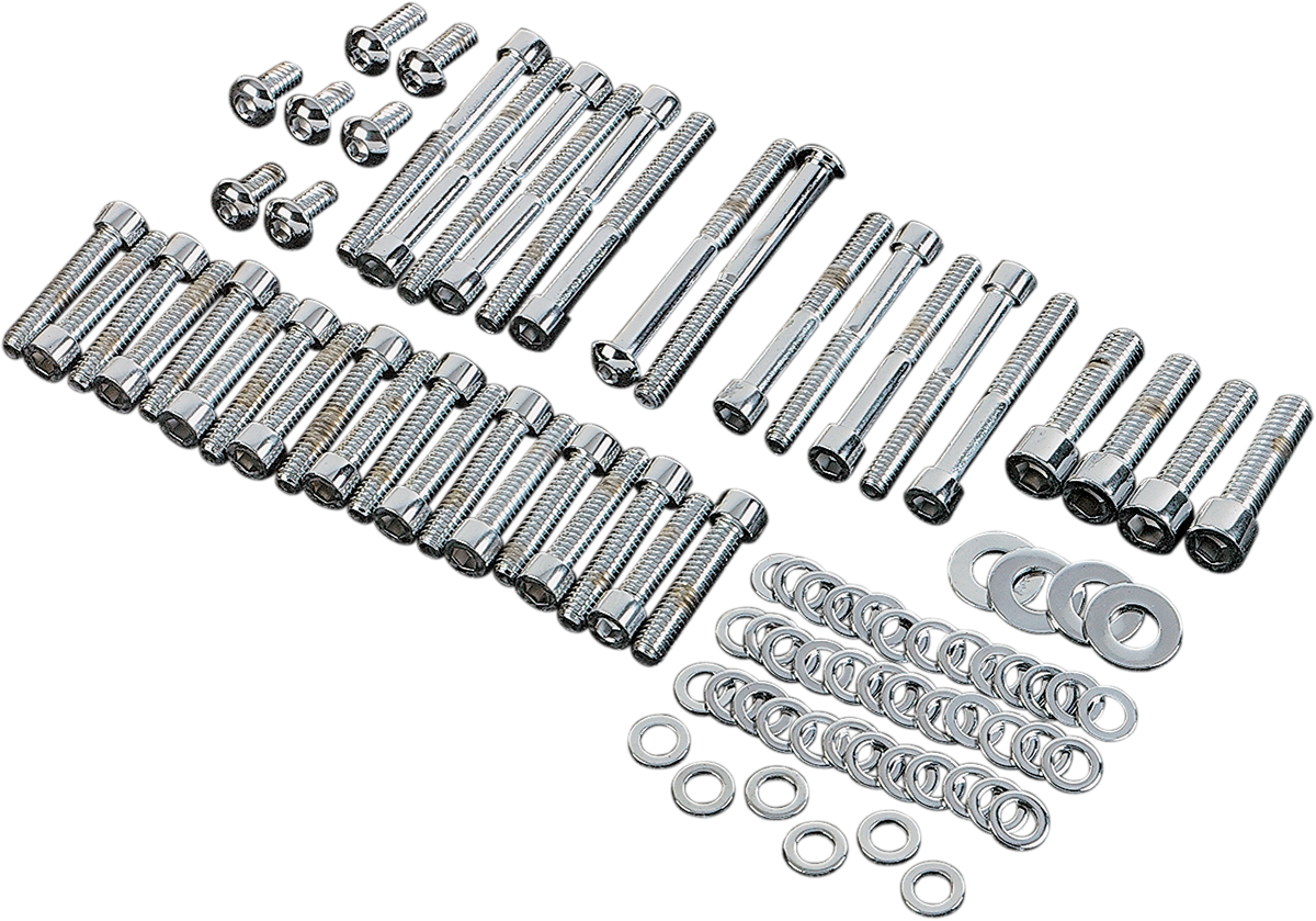 GARDNER-WESTCOTT Bolt Kit - Side Cover - Socket-Head - Chrome P-10-16-01