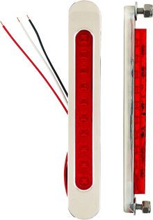 ACCUTRONIX Bag Light - Red Lens - Chrome BL01-OC