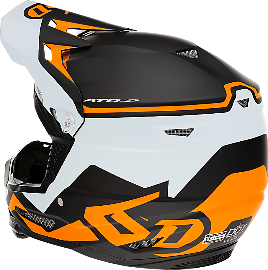 6D HELMETS ATR-2Y Helmet - Drive - Neon Orange - Small 11-6310