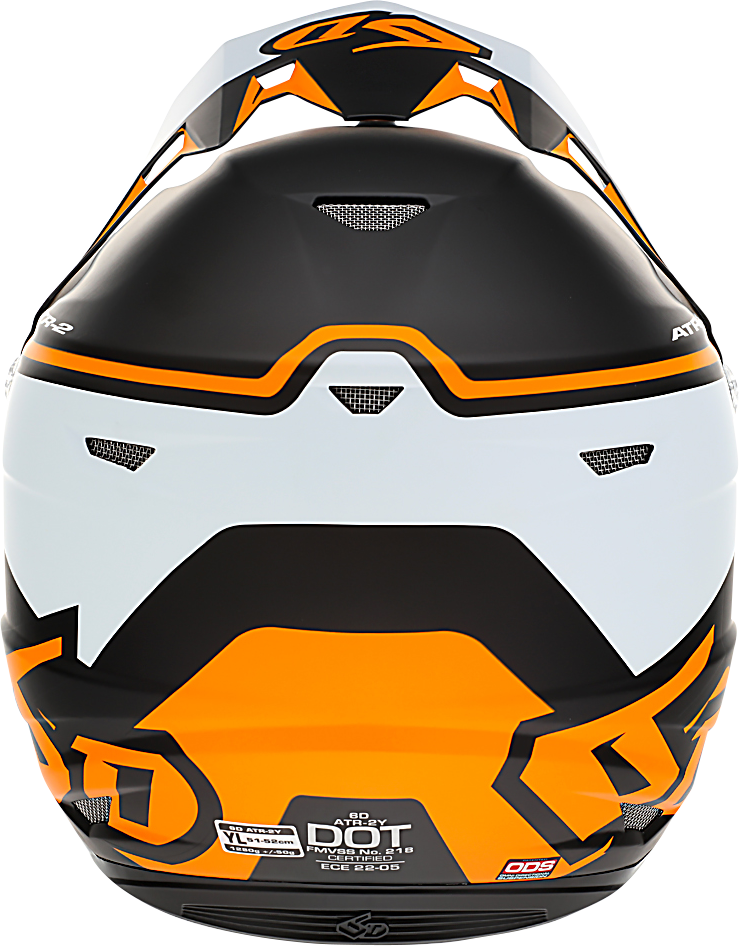 6D HELMETS ATR-2Y Helmet - Drive - Neon Orange - Small 11-6310