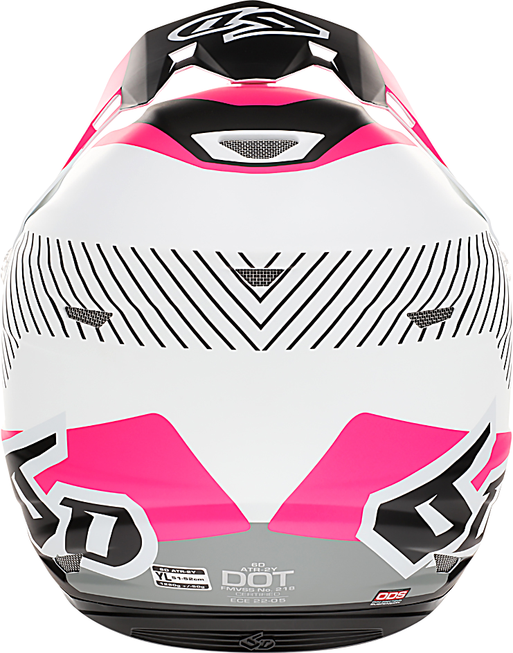 6D HELMETS ATR-2Y Helmet - Fusion - Pink - Large 11-6412