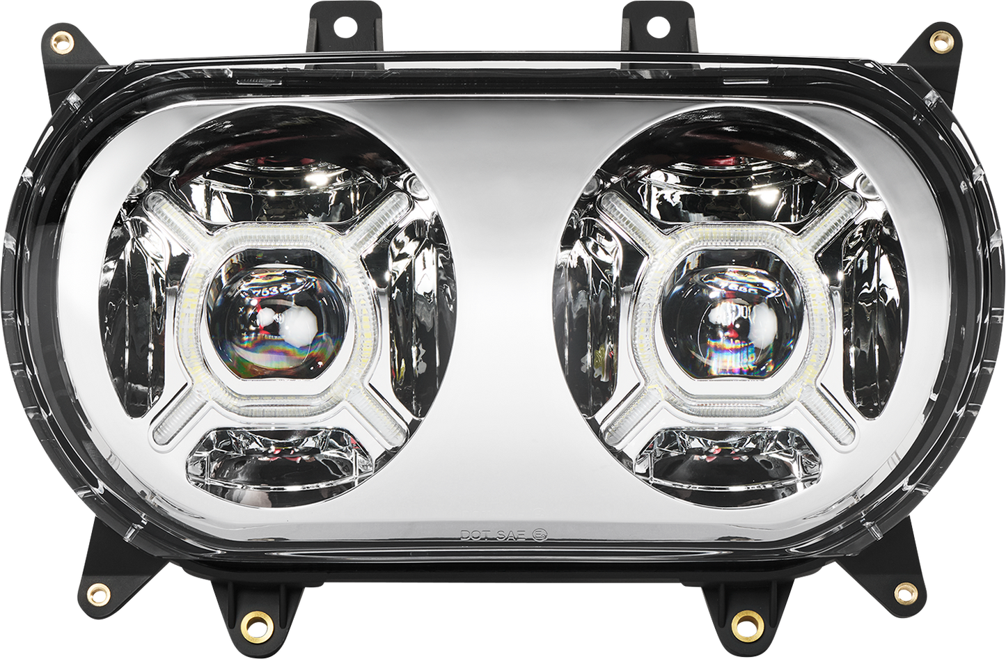 CUSTOM DYNAMICS LED Headlight - Chrome - FLTR CD-RG-H-C