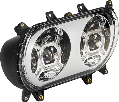 CUSTOM DYNAMICS LED Headlight - Chrome - FLTR CD-RG-H-C